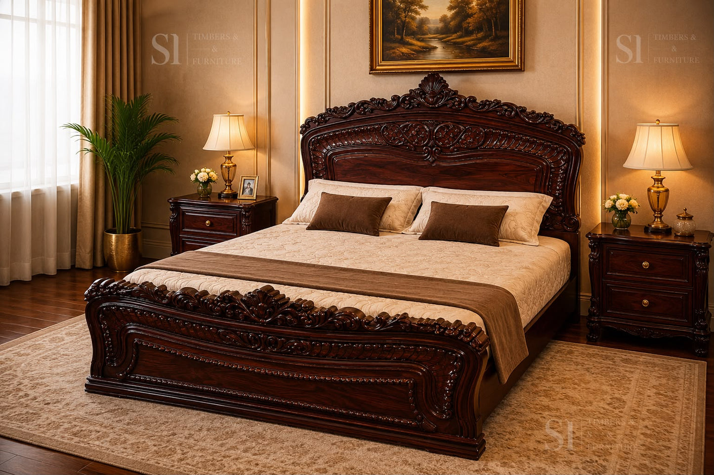 Premium Rosewood Sulli Cot - view 2