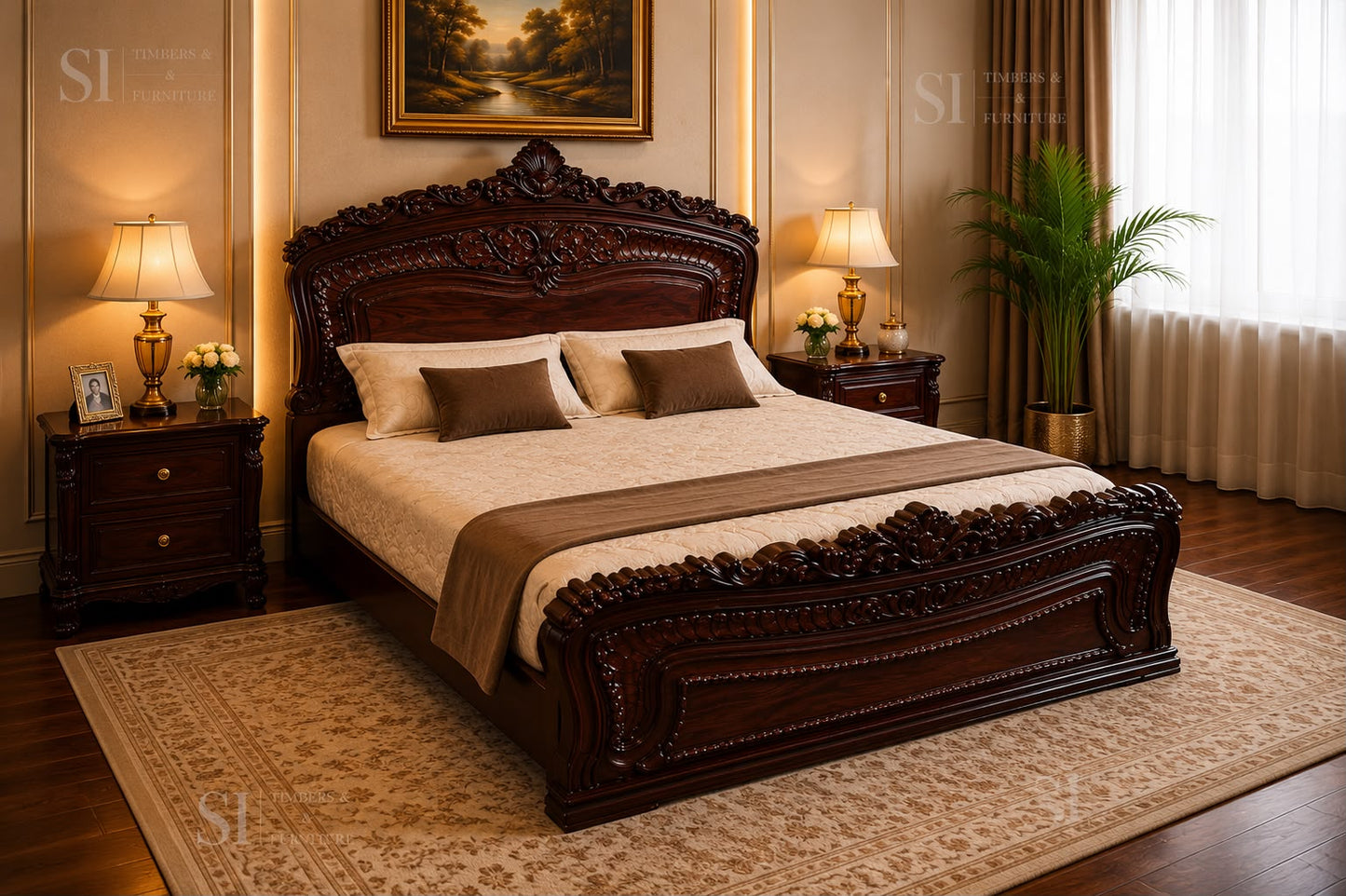 Premium Rosewood Sulli Cot - view 3