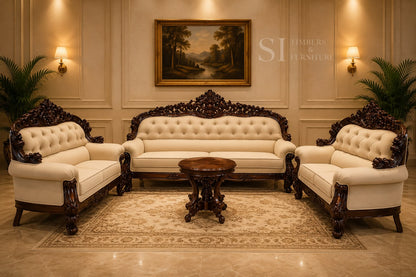 Premium Rosewood 4+2+2 Sofa