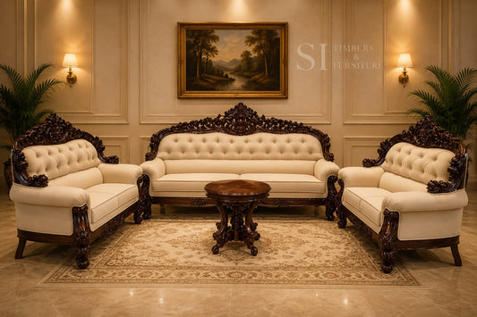 Premium Rosewood 4+2+2 Sofa