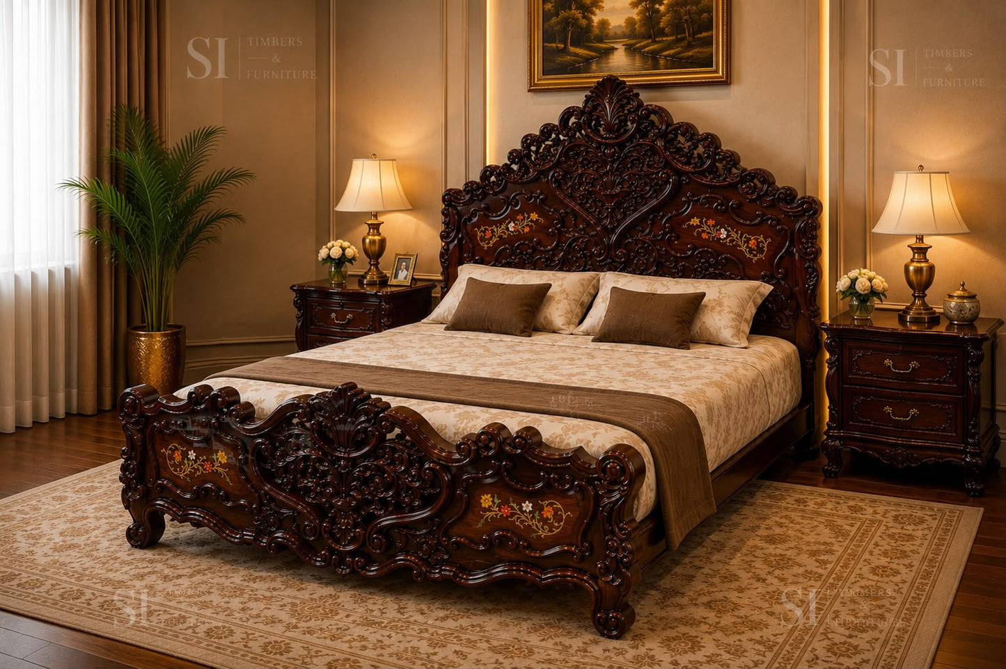 Premium Rosewood Master Cot - view 2